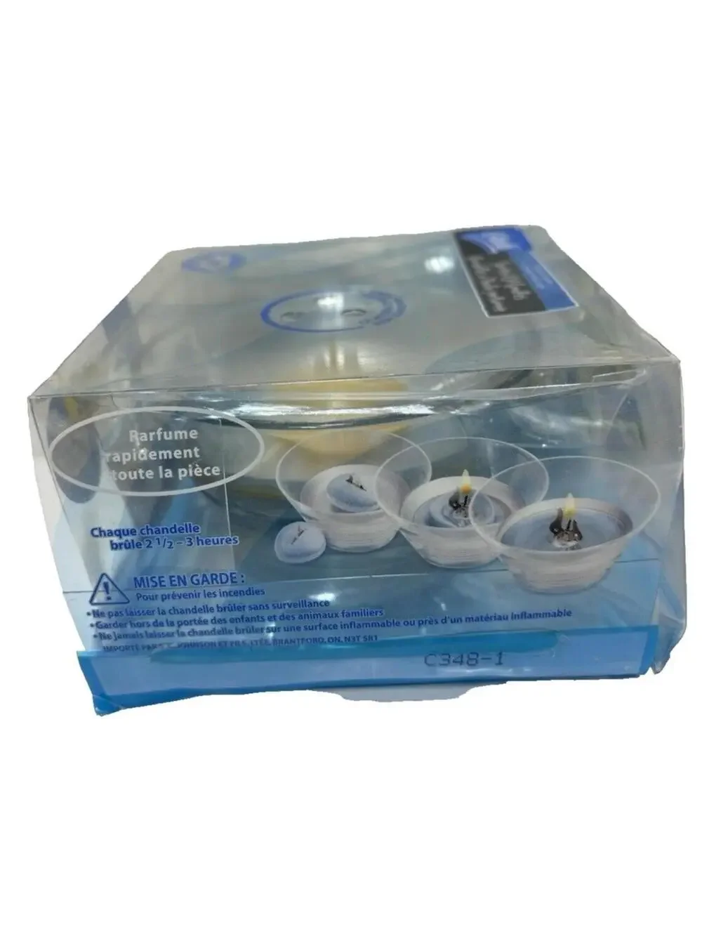 Glade Scented Oil Candle with 2 candles clean Linen New -Discontinued Hard Find!